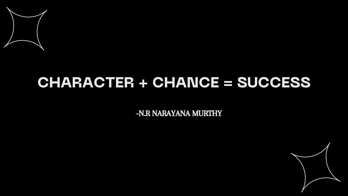 Narayana Murthy's inspirational quotes